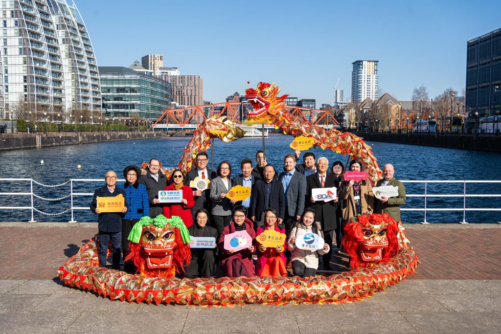 Dragon boat racing - image provided by Salford City Council