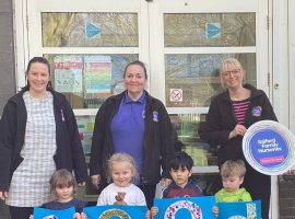 Ofsted Staff and children from Barton Moss Children's Centre nursery - Salford City Council