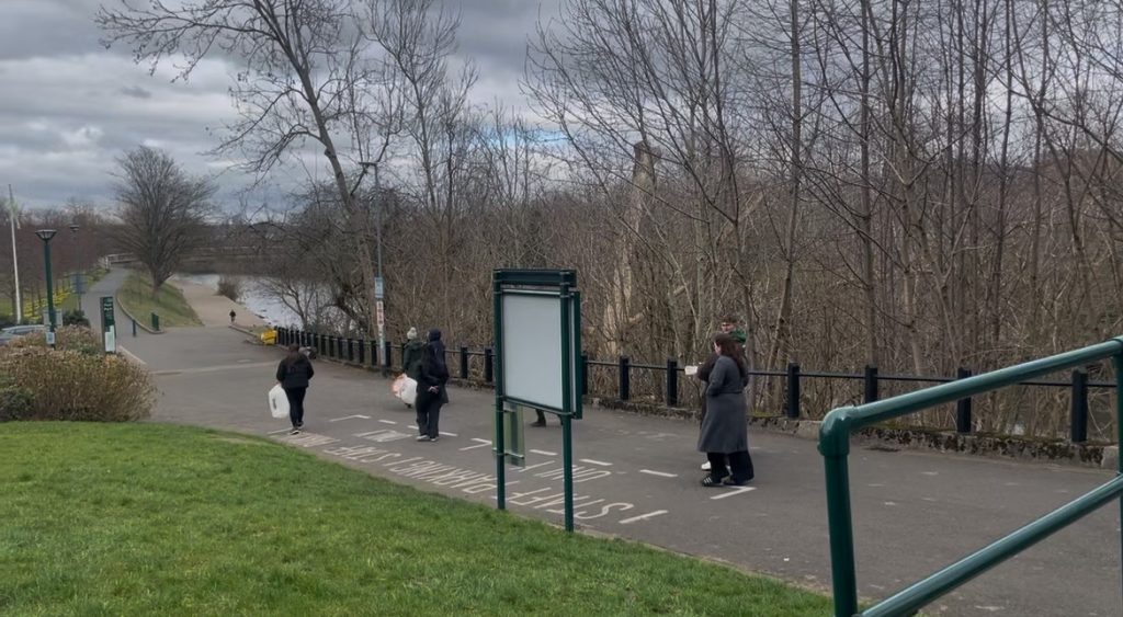 Participants of the hedgehog friendly litter picks- taken by Lucy Hirst