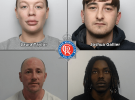 The gang of four jailed for drugs and firearms offences