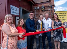 Irlam Station receives two new lifts for step free access - TfGM