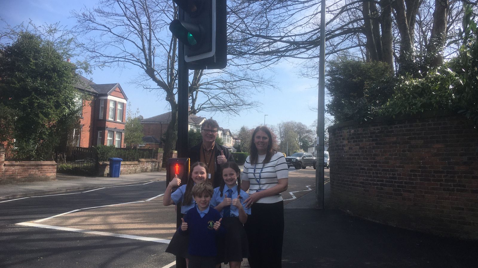 New pedestrian crossings in Salford to enhance road safety