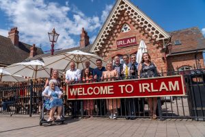 New lifts bring step-free access to Irlam station - TfGM