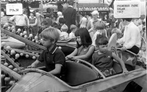 1967 Summer Show, - fairground rides - provided by the Irlam and Cadishead Community Festival Committee