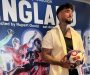 Freestyle star performs at the Olivier Award-winning ‘Dear England’