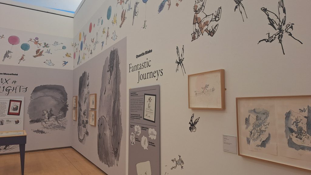 Art exhibition Quentin Blake and Me, photo by River Frayling