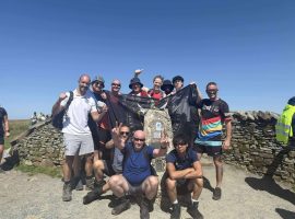 Eccles group complete three peak challenge - Lee Middleton