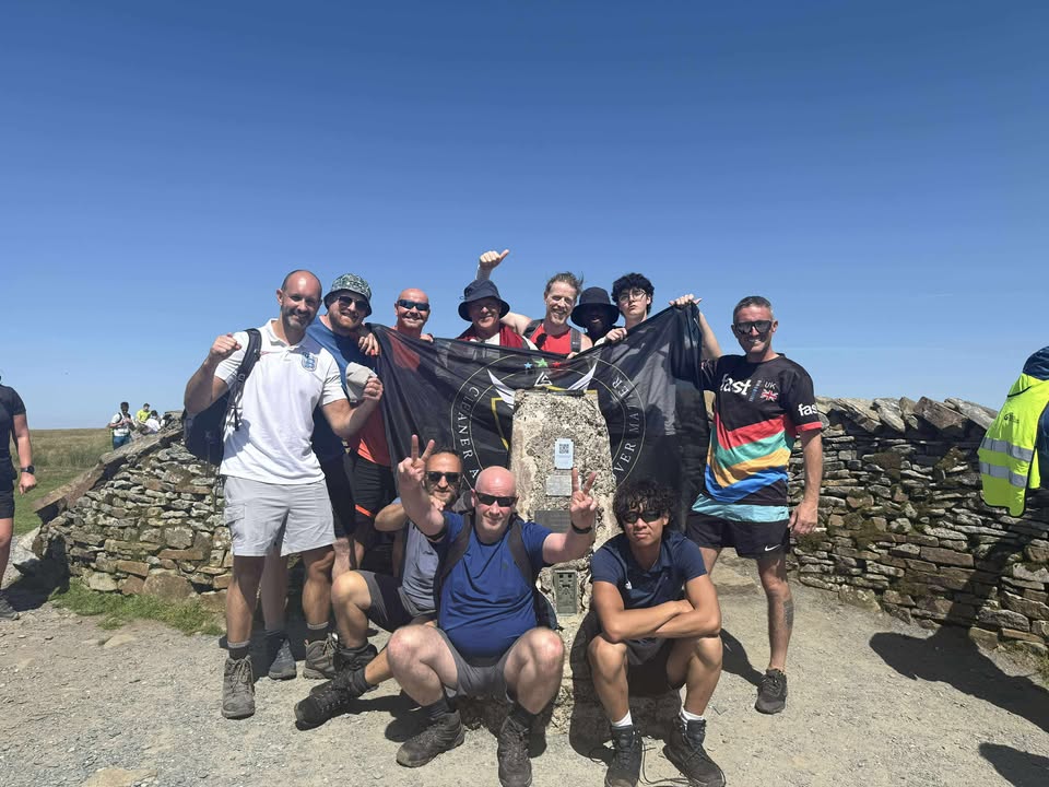 Eccles group raises more than £2,750 from Yorkshire Three Peaks challenge