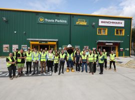 Travis Perkins Salford Store Opening, 20 James Corbett Rd, Weaste, Salford M50 1DE, UK.
Photograph by Sam Stephenson, 07880 703135, www.samstephenson.co.uk.