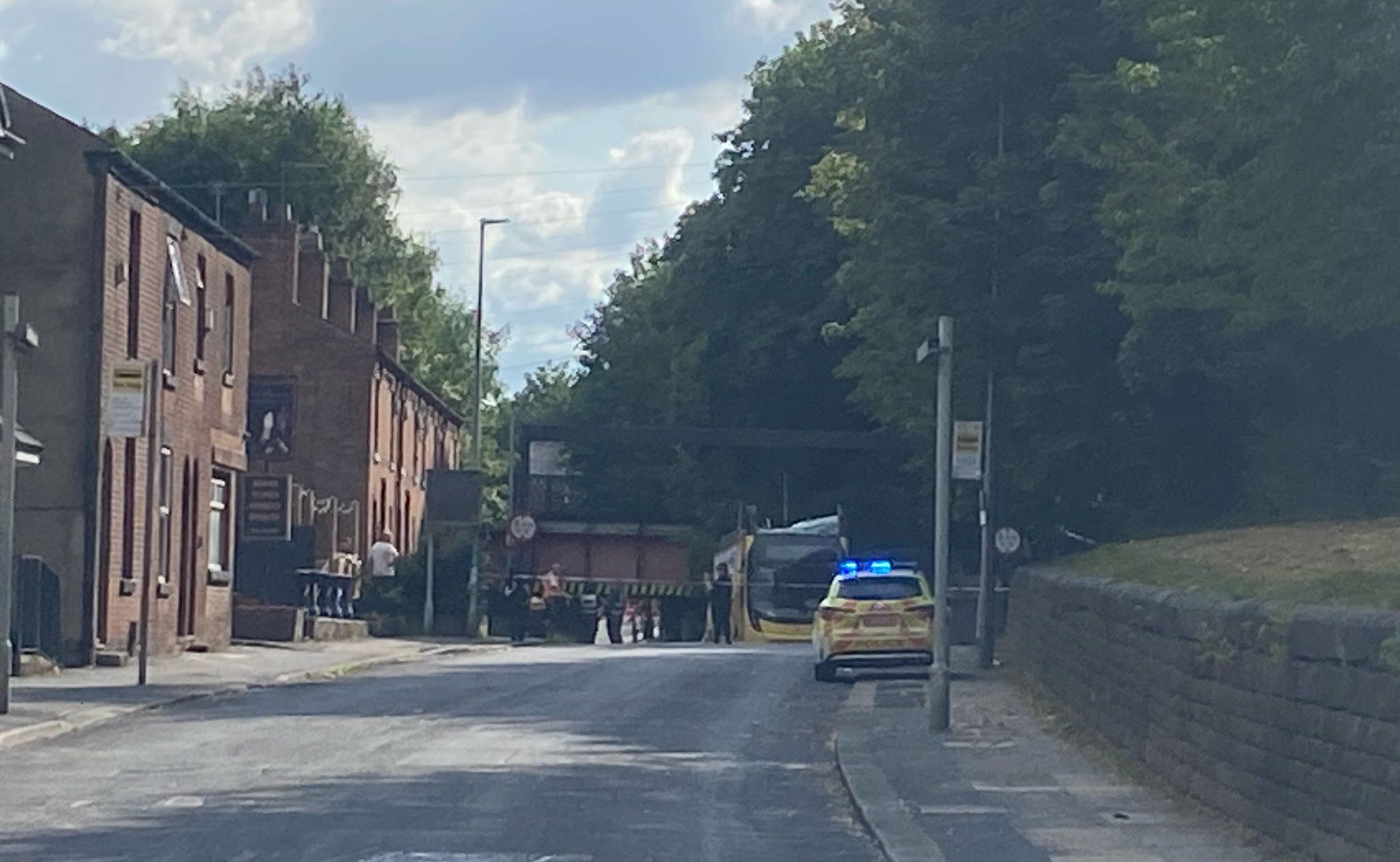 15 people taken to hospital after Eccles bus crash