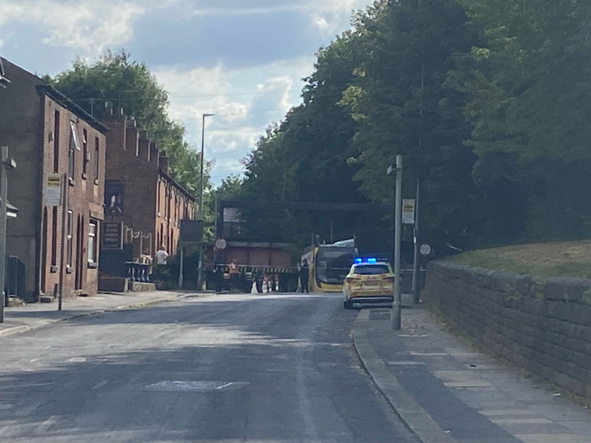 15 people taken to hospital after Eccles bus crash