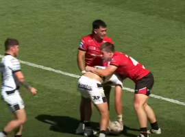 Hull FC run in 14 tries as Salford Red Devils suffer a harsh defeat