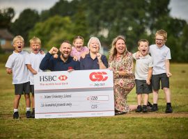 Irlam school receives £600 for play equipment