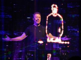 Image: Richard Evans’ immersive audio performance