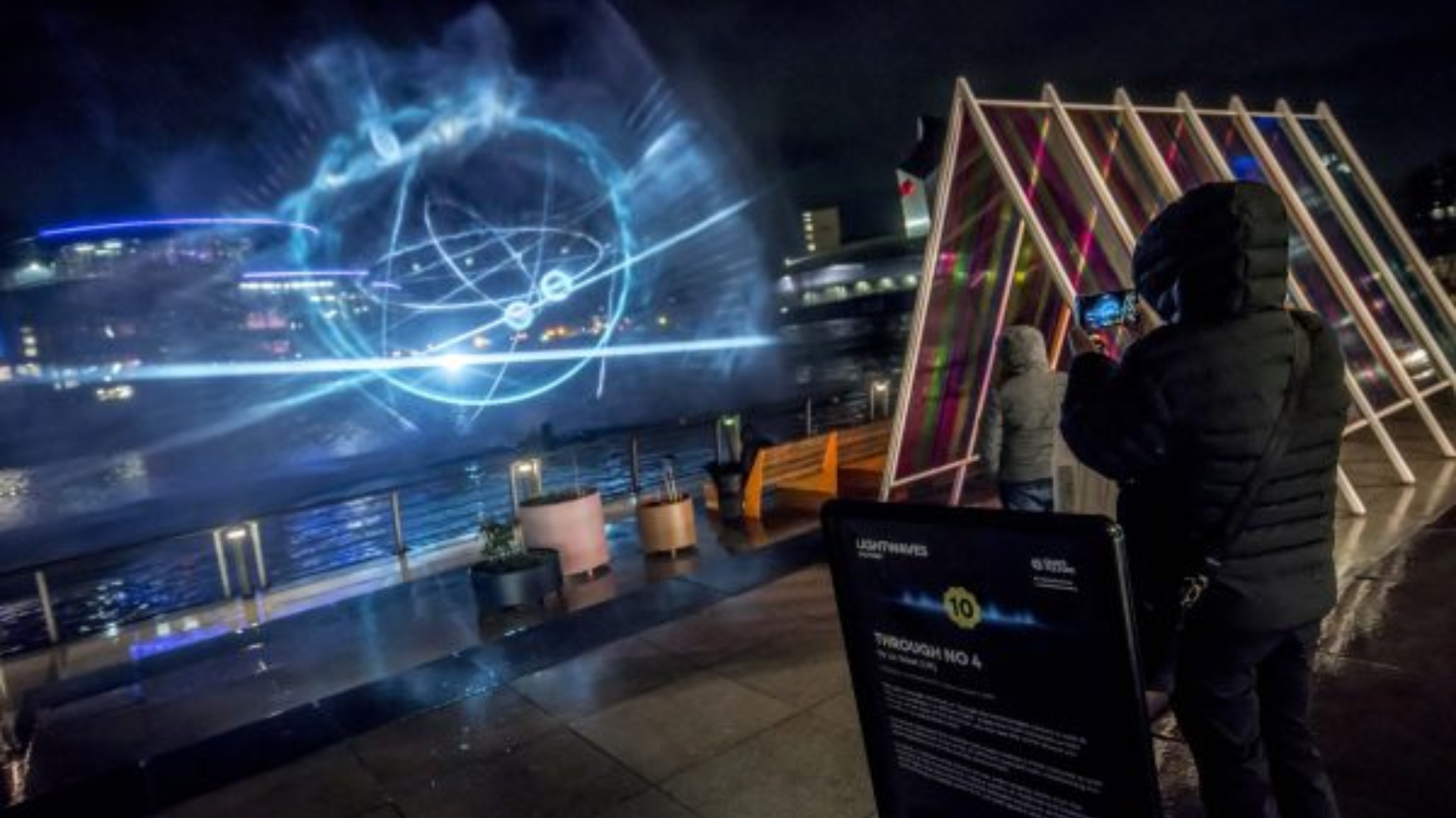 Lightwaves Salford returns with dazzling free light art festival