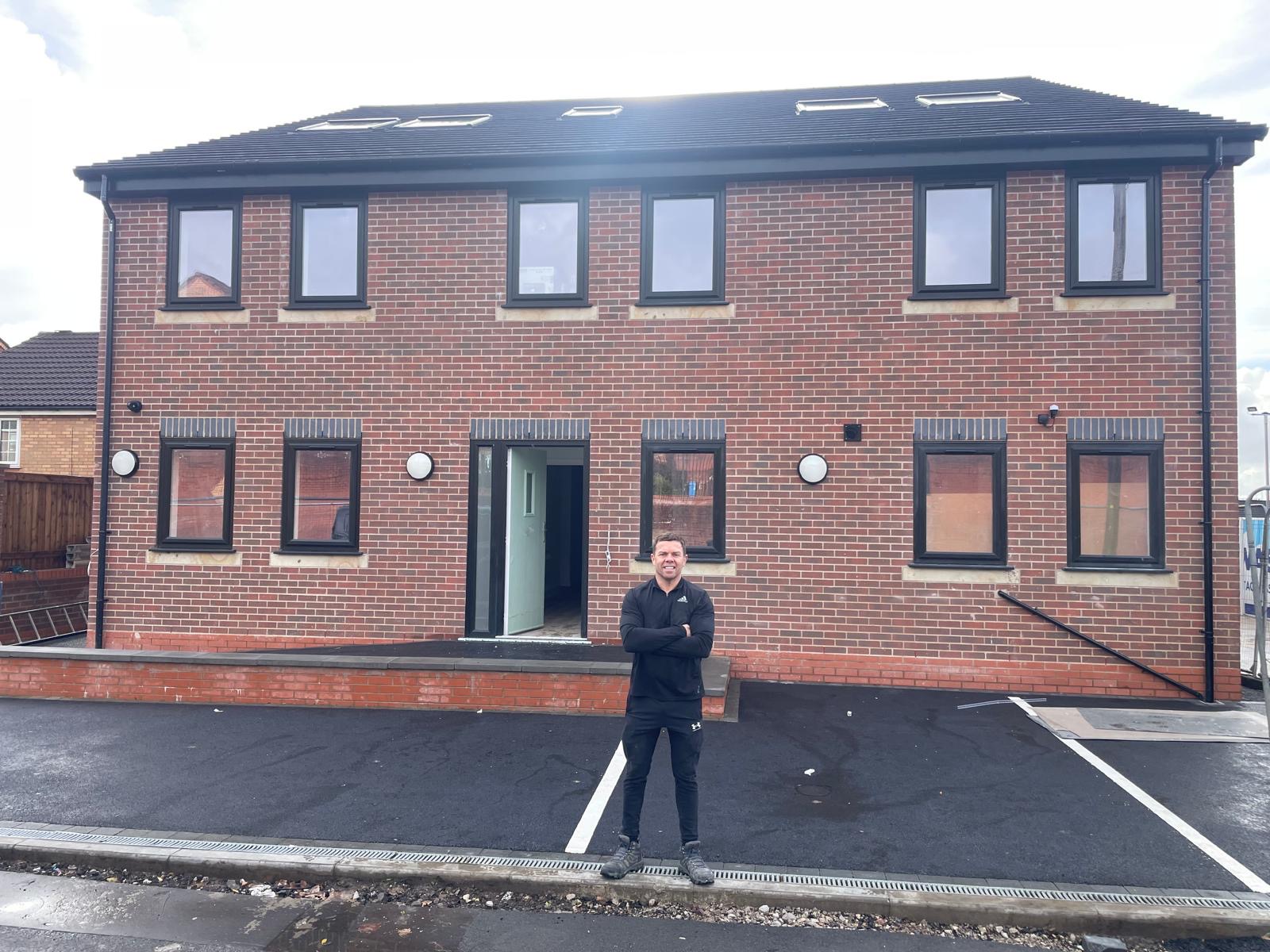 Salford man's sacrifice pays off as new homeless facility nears completion