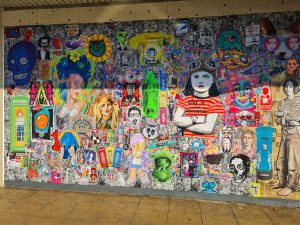 Mural near Mother Hubbards