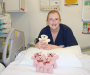 Children receive donated teddies at Salford Royal Hospital