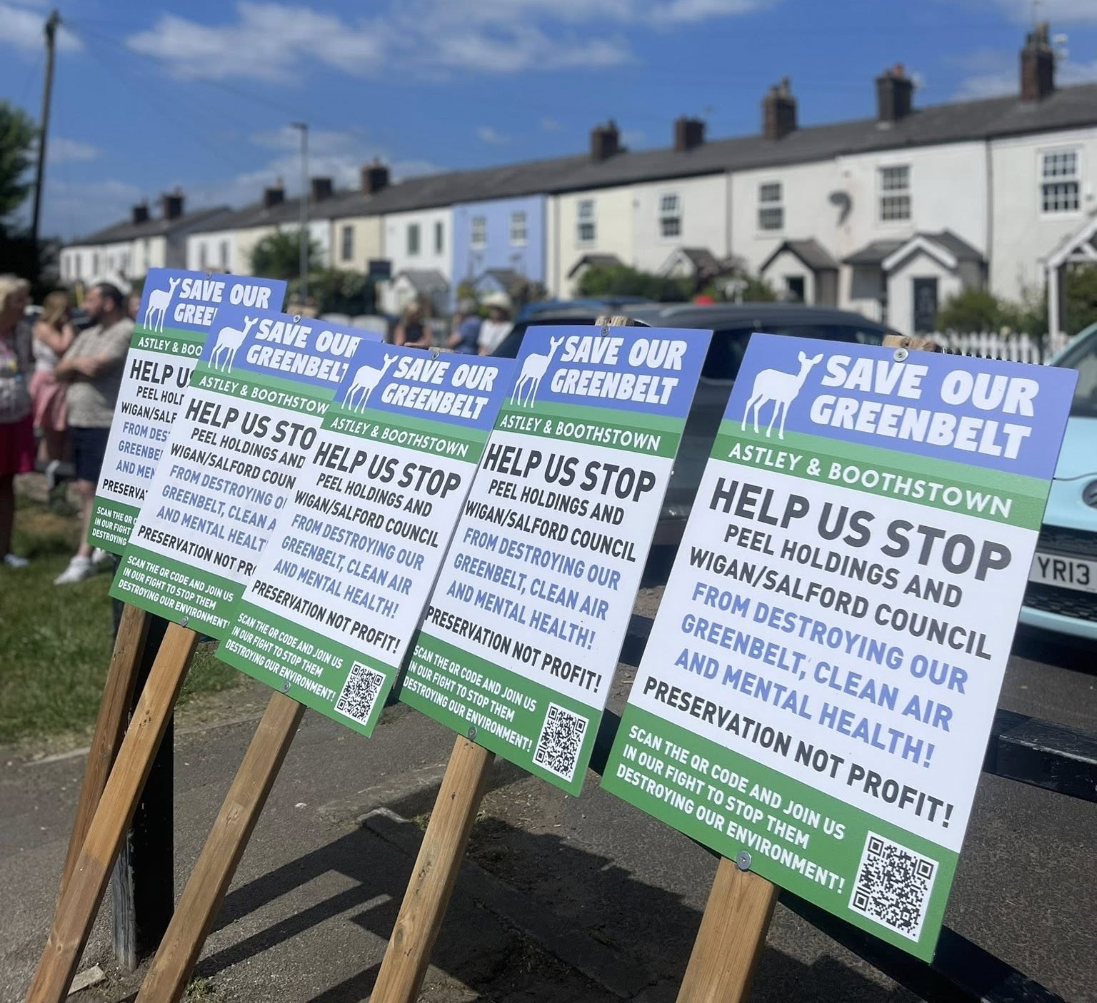 Salford residents 'determined to win' battle over green belt homing protected species