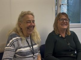 Left: Jan Hoey, Right: Julie Ambrooks