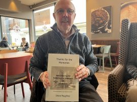 Image of David Roughley with 'Remembering the Past Performers of Yesteryear at The Lancastrian Hall' taken by Jack Harwood