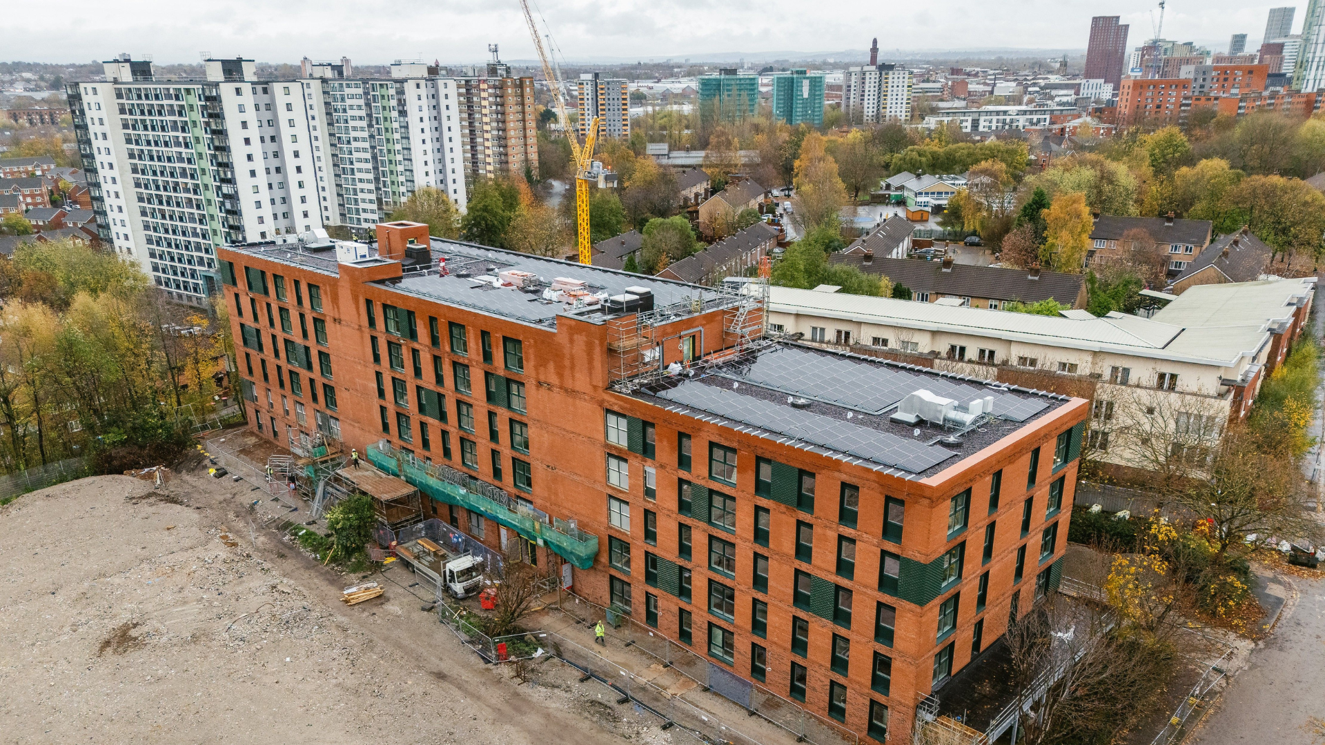 Peru Street development begins to take shape as first apartment completed