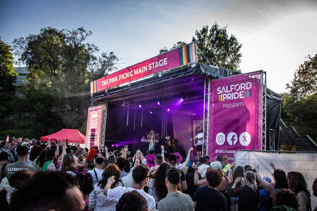 Salford Pride stage