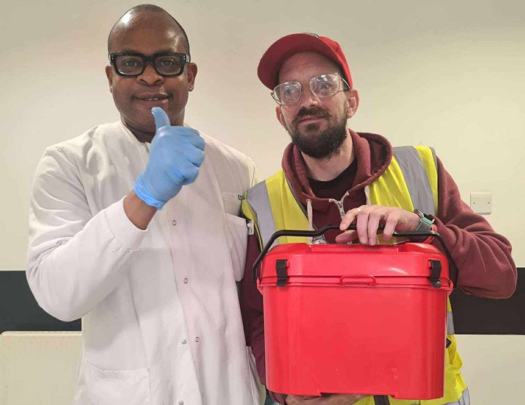 provided to me by the charity