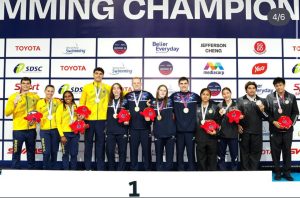 Georgia Sheffield and her team - courtesy of her mum Pauline Curley