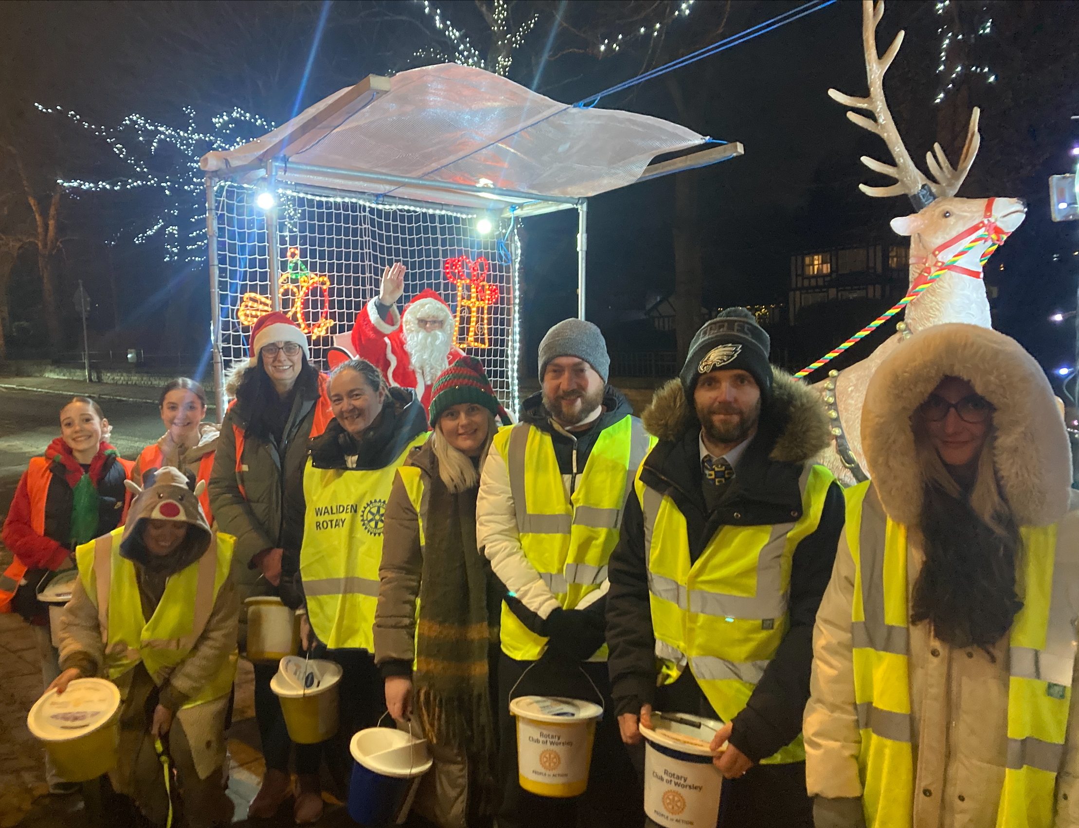 Worsley Rotary Club brings festive magic with Santa’s Christmas sleigh
